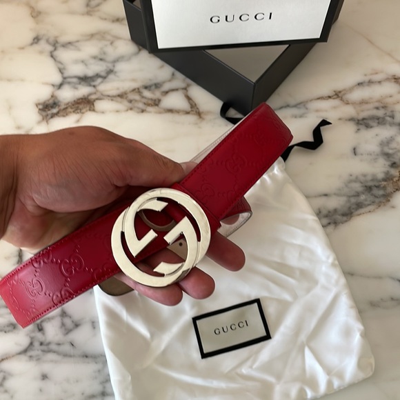 Gucci leather belt NEVER WORN - Picture 2 of 4